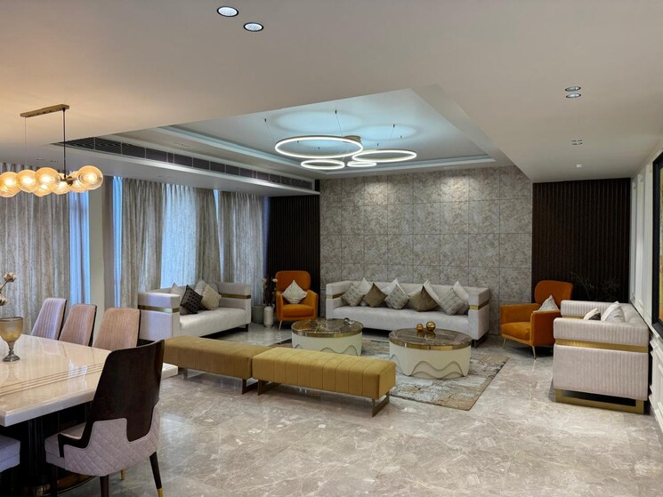 Living Room, pioneer-araya 5 Bedroom 9625 Sq.Ft. Penthouse In Sector 62 Gurgaon 8586500