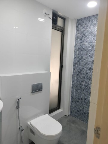Bathroom in 2 BHK Apartment at Rajesh Raj Infinia, Malad West – for Rent
