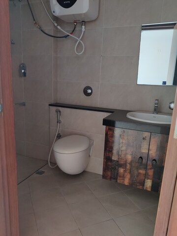 Bathroom in 3 BHK Apartment at Puravankara Purva Westend, Hosur Road – for Rent
