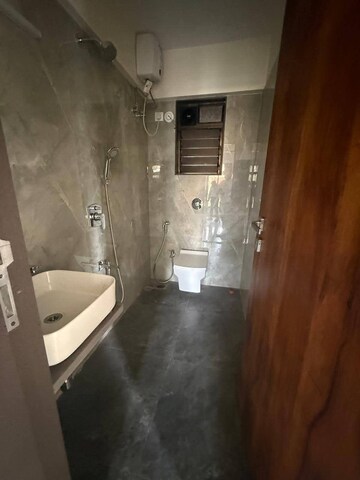 Bathroom in 2 BHK Apartment at Chaitanya Anand Lunkhod CHSL, Andheri West – for Rent