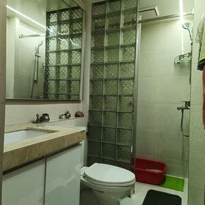 Bathroom in 2 BHK Apartment at Hiranandani Skylark Enclave, Patlipada – for Sale