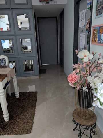 Living Room in 2.5 BHK Apartment at DB Orchid Woods, Goregaon East – for Rent