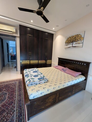 Bedroom in 2.5 BHK Apartment at DB Orchid Woods, Goregaon East – for Rent