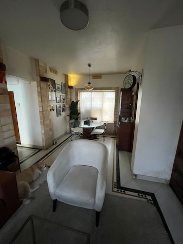 Living Room in 2.5 BHK Apartment at DLH Orchid, Andheri West – for Rent