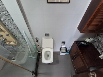 Bathroom in 2 BHK Apartment at Swastik CHS Vile Parle West, Vile Parle West – for Rent