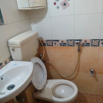 Bathroom in 2 BHK Apartment at Valley View CHS, Kharghar Sector 12 – for Rent