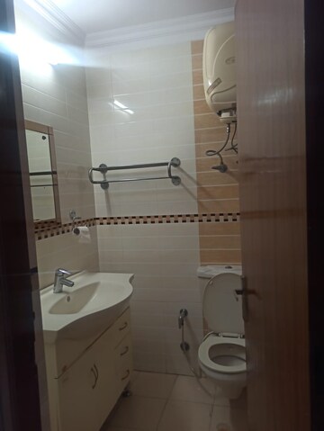 Bathroom in 3 BHK Apartment at Vasant Kunj – for Rent