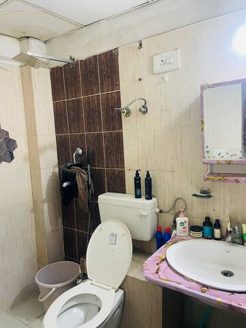 Bathroom in 2 BHK Apartment at MCC Signature Homes, Raj Nagar Extension – for Rent