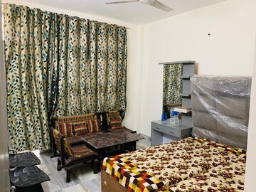 Living Room in 1 BHK Builder Floor at Chattarpur – for Rent