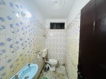 Bathroom in 1 BHK Builder Floor at Chattarpur – for Rent