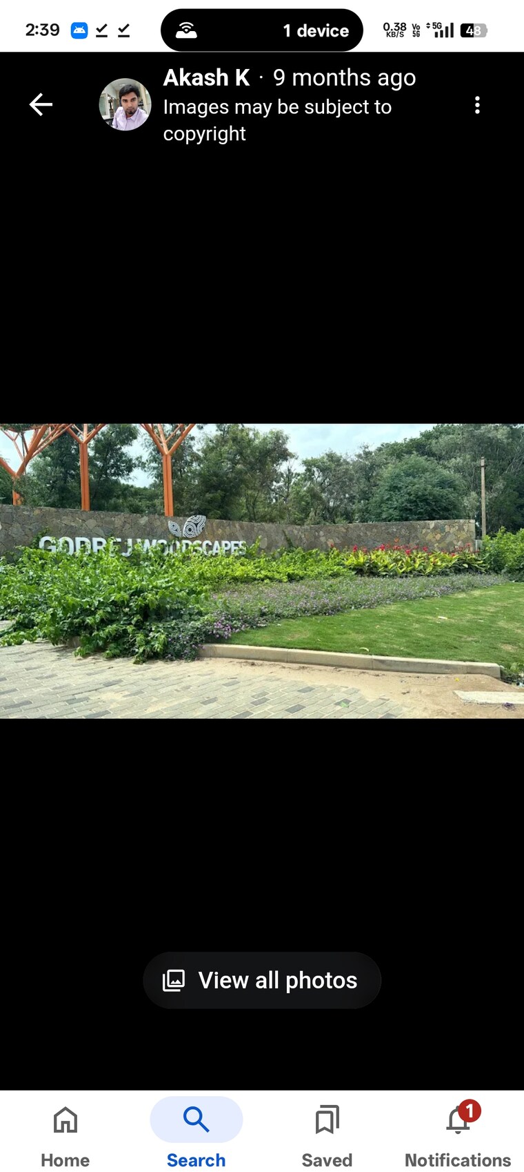 Garden, godrej-woodscapes 3 Bedroom 2027 Sq.Ft. Apartment In Budigere Cross Bangalore 8588005