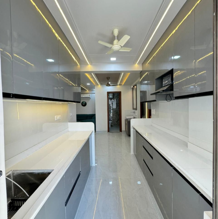 Kitchen, jagatpura 2 Bedroom 1050 Sq.Ft. Apartment In Jagatpura Jaipur 8588030