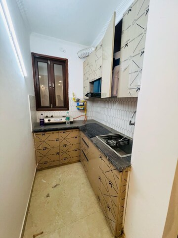Kitchen in 1 BHK Builder Floor at Chattarpur – for Rent