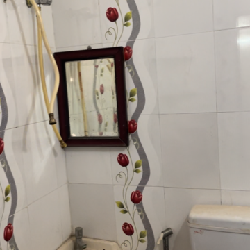 Bathroom in 1 RK Independent House at Shanthi Nagar – for Rent