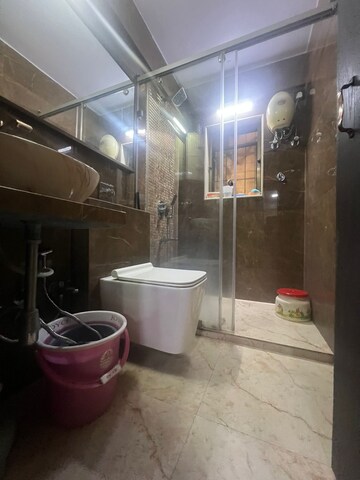 Bathroom in 2 BHK Apartment at Parsik Nagar – for Sale