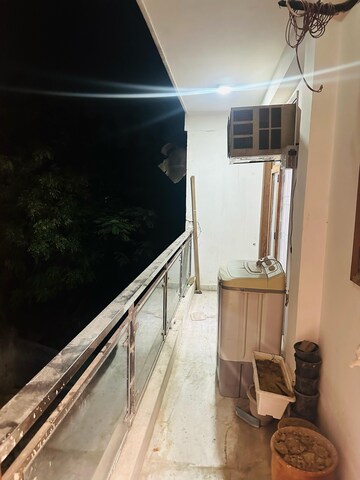 Balcony in 3 BHK Builder Floor at Chattarpur – for Rent