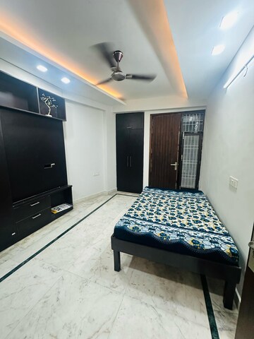 Bedroom in 3 BHK Builder Floor at Chattarpur – for Rent