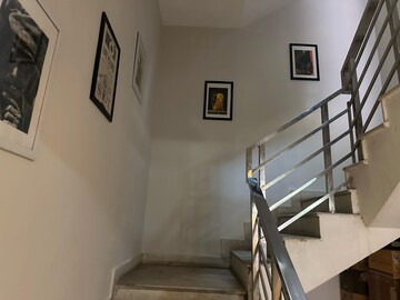 Staircase in 3 BHK Builder Floor at Chattarpur – for Rent