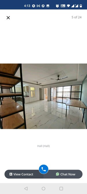 Staircase in 3 BHK Builder Floor at Chattarpur – for Sale