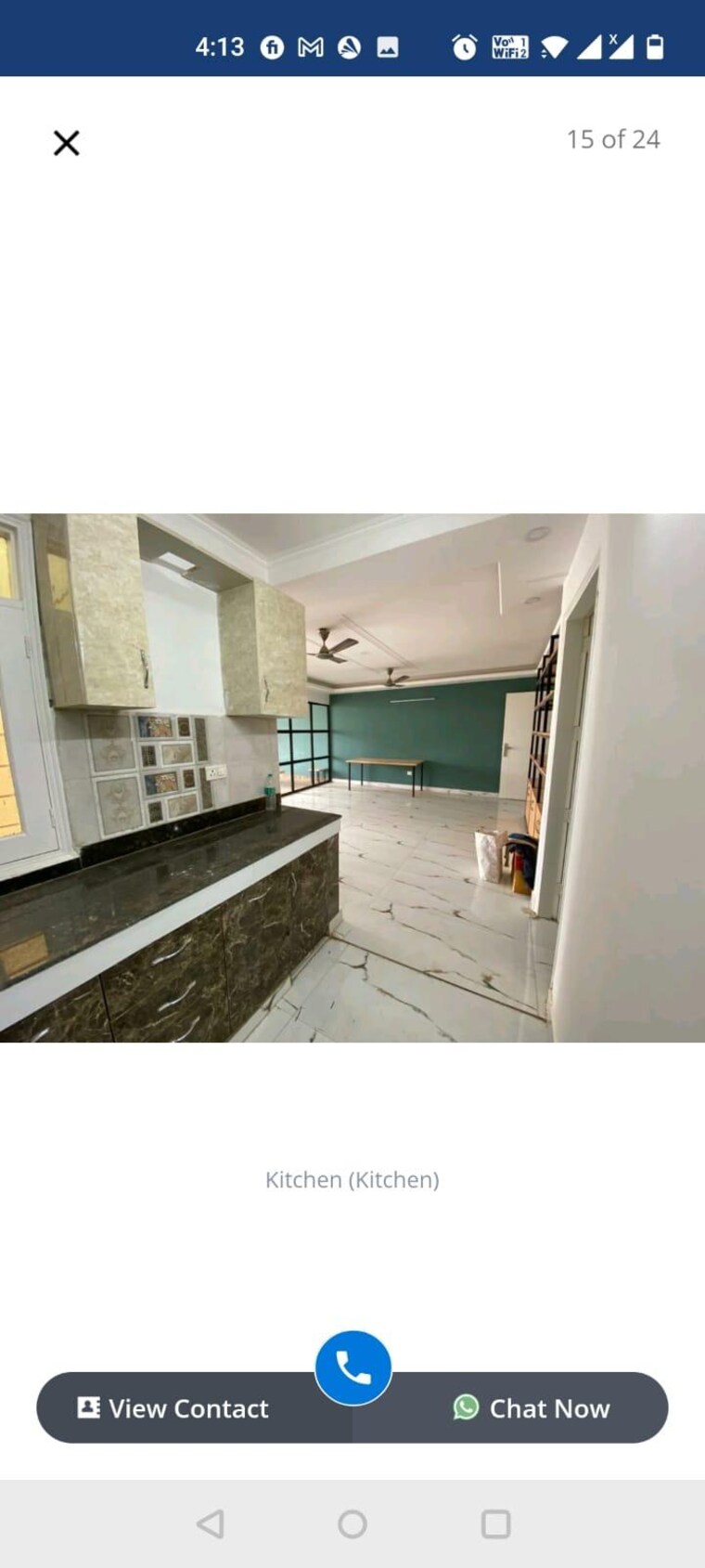 Kitchen, chattarpur 3 Bedroom 1225 Sq.Ft. Builder Floor In Chattarpur Delhi 8588101