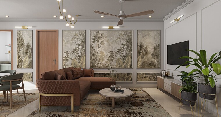 Living Room, brigade-citrine 2 Bedroom 1250 Sq.Ft. Apartment In Budigere Cross Bangalore 8588107