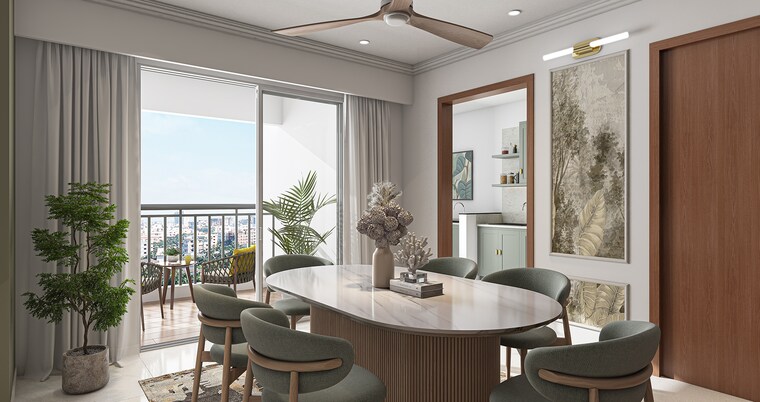 Master Bedroom, brigade-citrine 2 Bedroom 1250 Sq.Ft. Apartment In Budigere Cross Bangalore 8588107