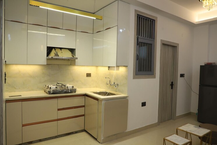 Kitchen, sai-enclave-niti-khand 3 Bedroom 1300 Sq.Ft. Builder Floor In Niti Khand Ghaziabad 8588170