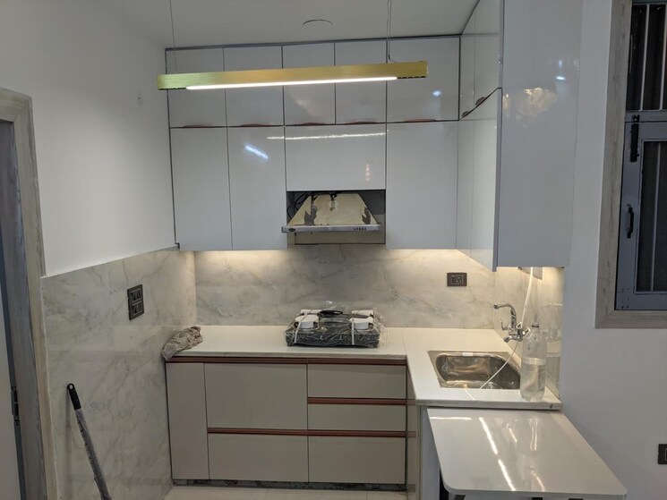 Kitchen, sai-enclave-niti-khand 3 Bedroom 1300 Sq.Ft. Builder Floor In Niti Khand Ghaziabad 8588170