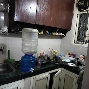 Kitchen in 1 BHK Builder Floor at Malviya Nagar – for Rent