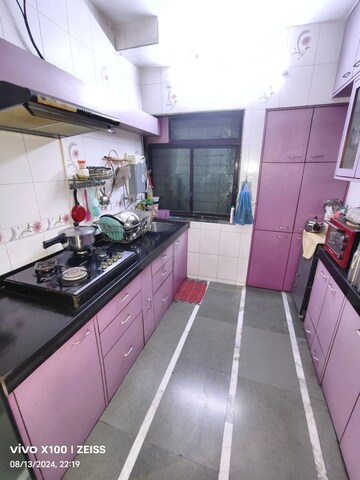Kitchen in 2 BHK Apartment at Parsik Nagar – for Sale