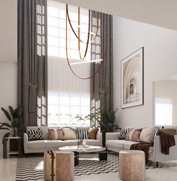 Living Room in 3 BHK Villa at Bastora – for Sale