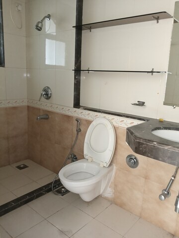 Bathroom in 3 BHK Apartment at Aristo Pearl Residency, Prabhadevi – for Rent