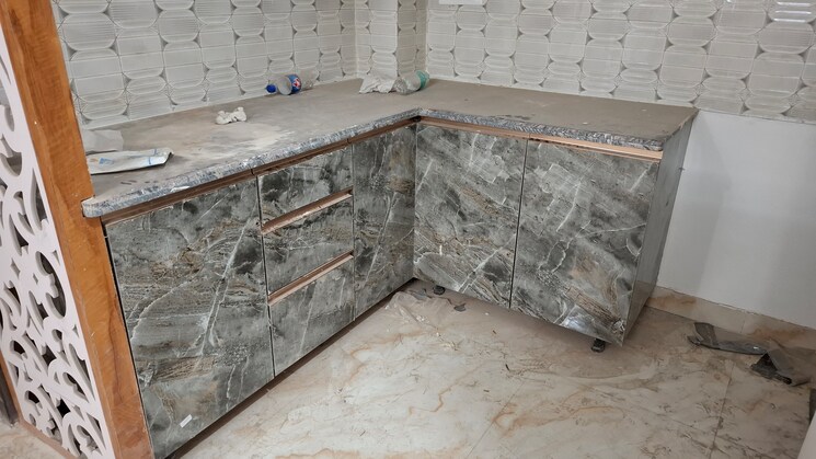 Kitchen, knowledge park v greater noida 2 Bedroom 980 Sq.Ft. Builder Floor In Knowledge Park V Greater Noida Greater Noida 8588832