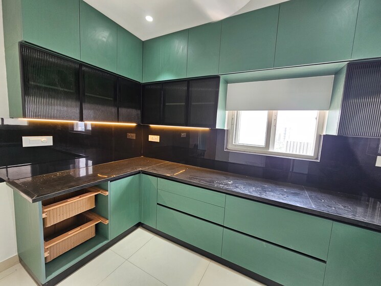 Kitchen, asbl-spire 3 Bedroom 1905 Sq.Ft. Apartment In Kokapet Hyderabad 8588625