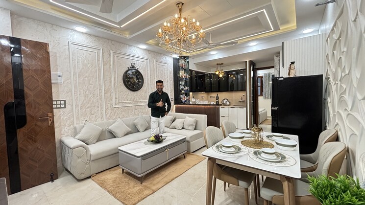 Living Room, boutique-residential-apartments-c-220 5 Bedroom 300 Sq.Yd. Builder Floor In Malviya Nagar Delhi 8588779