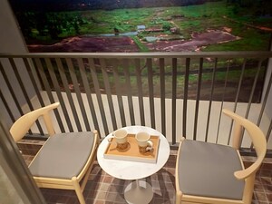 Balcony in 1 BHK Apartment at Shapoorji Pallonji Joyville, Virar West – for Sale