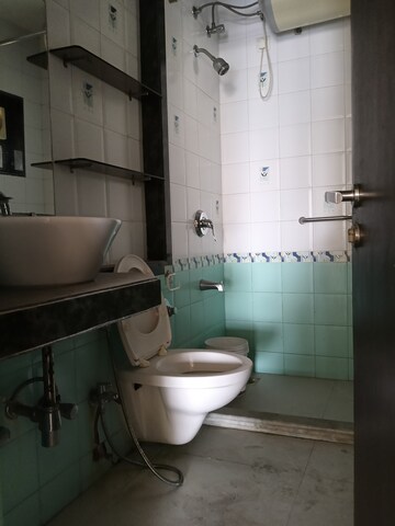 Bathroom in 3 BHK Apartment at Aristo Pearl Residency, Prabhadevi – for Rent