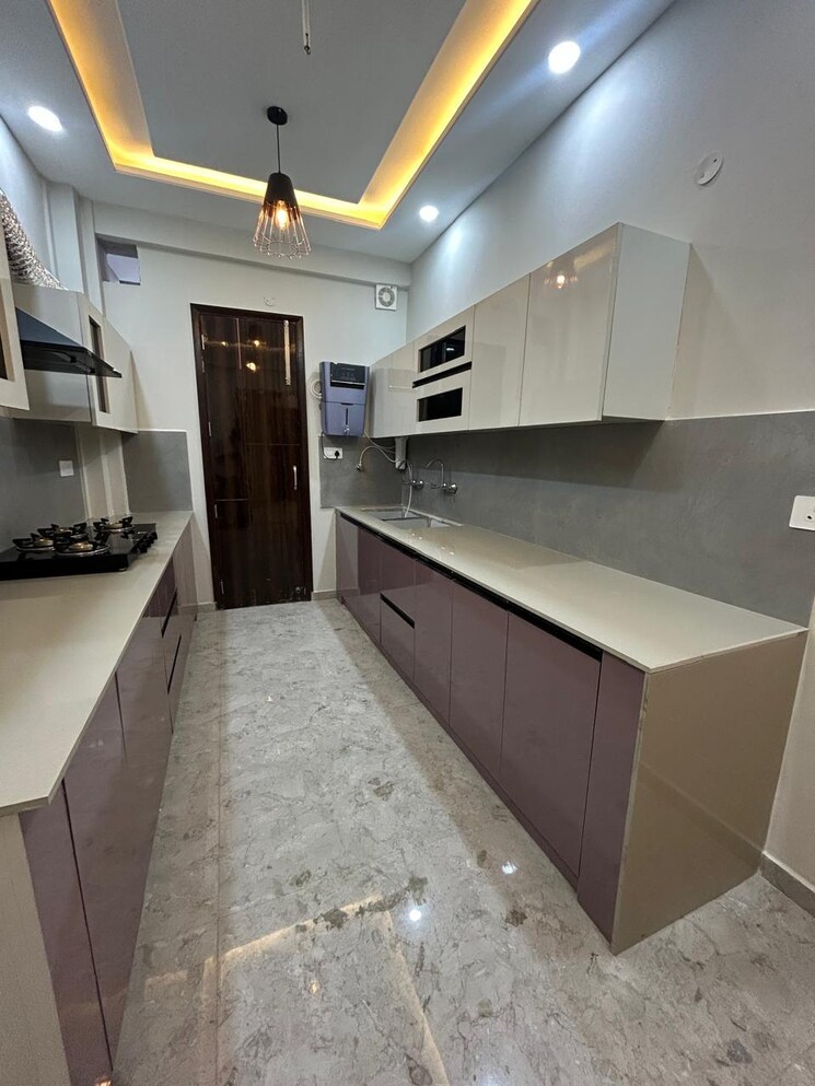 Kitchen, ambala highway 3 Bedroom 1500 Sq.Ft. Apartment In Ambala Highway Zirakpur 8589428