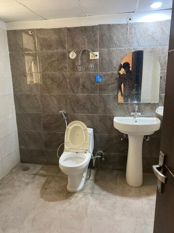 Bathroom in 2 BHK Apartment at Windsor Paradise 2, Raj Nagar Extension – for Rent