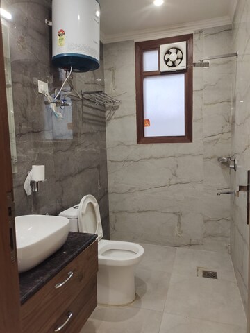 Bathroom in 3 BHK Apartment at Saket – for Rent