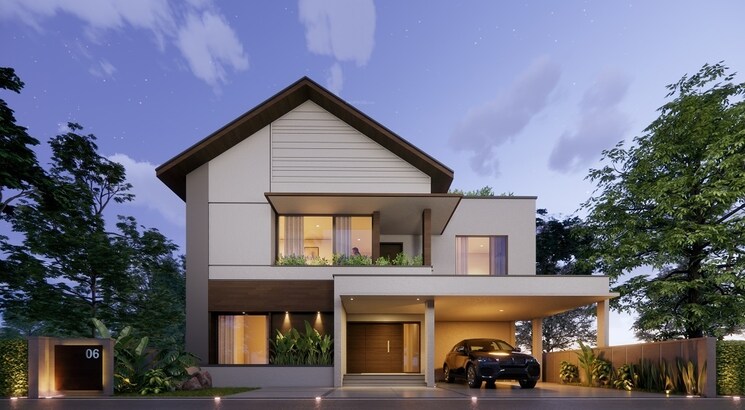 Exterior View, west yakkara 2 Bedroom 1000 Sq.Ft. Villa In West Yakkara Palakkad 8589458