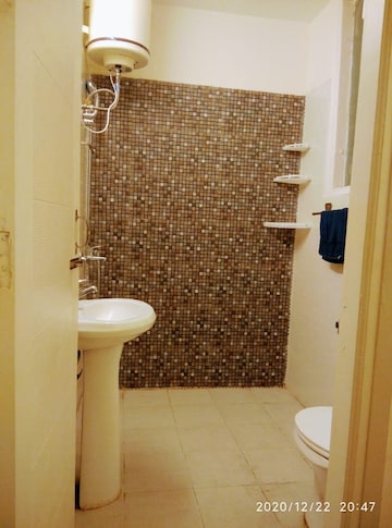 Bathroom in 3 BHK Apartment at Maya Garden City, Lohgarh – for Rent