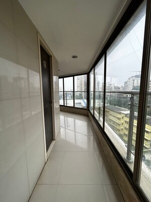 Balcony in 4 BHK Apartment at H&M Tower, Bandra West – for Sale