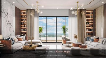 Living Room in 4 BHK Apartment at Silverglades The Legacy, Sector 63a – for Sale