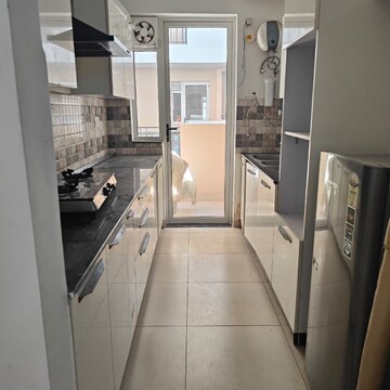 Balcony in 3 BHK Apartment at Sushma Valencia, Nagla Road – for Rent