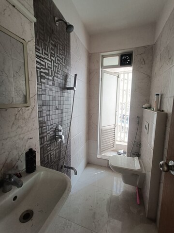 Bathroom in 2 BHK Apartment at Seawoods – for Rent