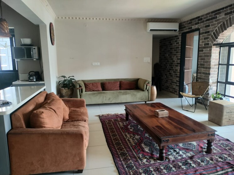 Living Room, pride-world-city-kingsbury 3 Bedroom 1400 Sq.Ft. Apartment In Charholi Budruk Pune 8590227