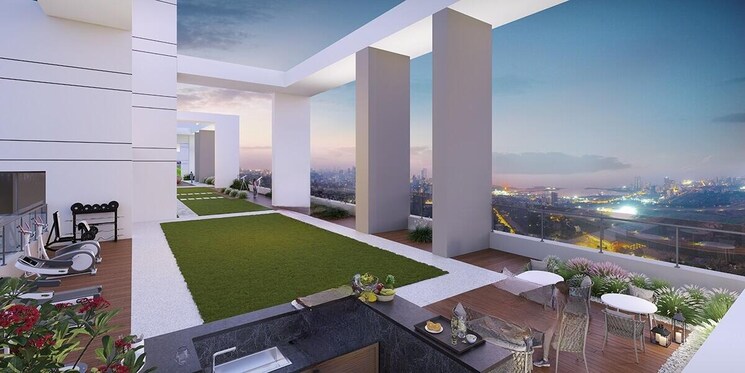 Balcony, k-raheja-modern-vivarea 4 Bedroom 2900 Sq.Ft. Apartment In Mahalaxmi Mumbai 8590359