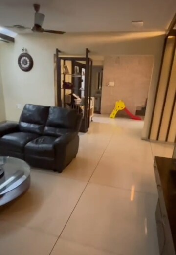 Living Room in 4 BHK Apartment at Vesu – for Rent