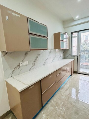 Kitchen in 3 BHK Builder Floor at Unitech South City II, Sector 50 – for Rent